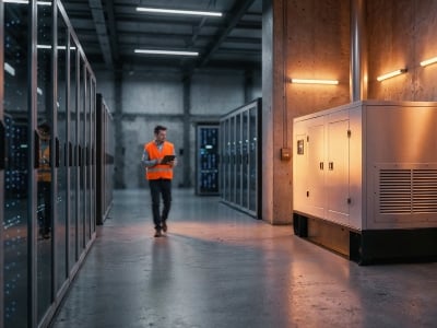 Machine for advanced backup power